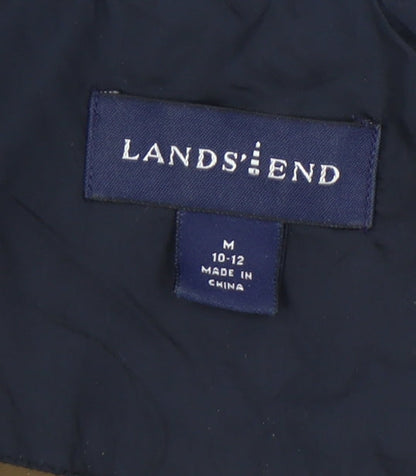 Mens UK Size M Lands' End Black Puffer Jacket