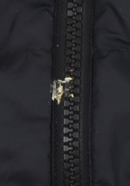 Mens UK Size M Lands' End Black Puffer Jacket