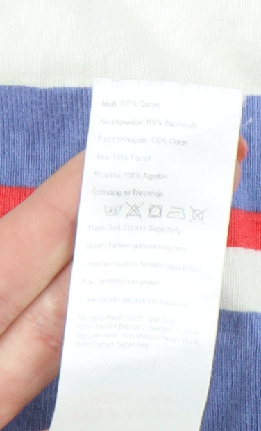 Joules Women's Striped Boat Neck Dress, Blue, Size 8