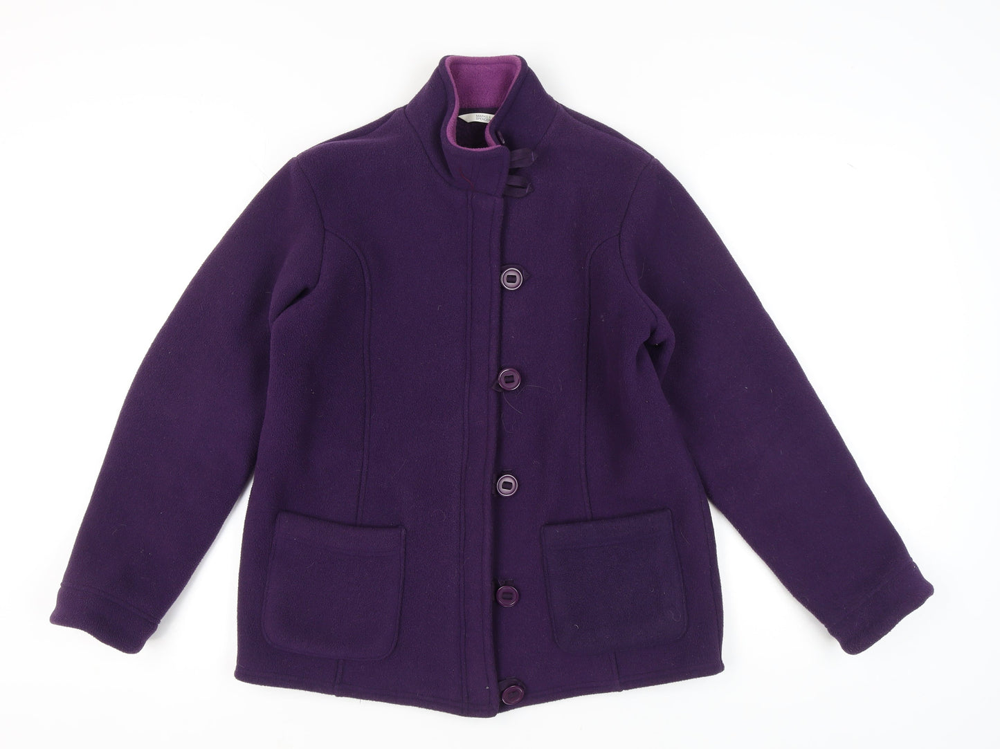 Womens UK Size 12 Marks and Spencer Purple Basic Jacket