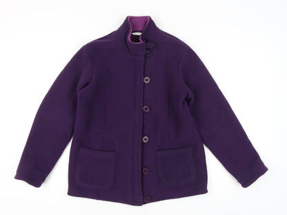 Womens UK Size 12 Marks and Spencer Purple Basic Jacket