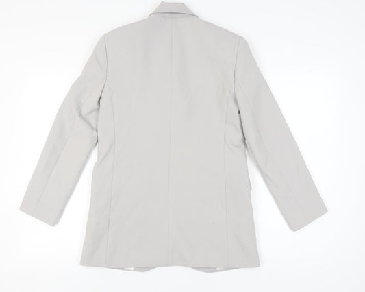 Zara Women's Grey XS Blazer Suit Jacket, Autumn Style
