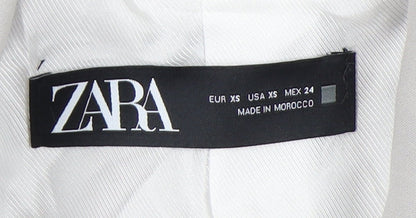 Zara Women's Grey XS Blazer Suit Jacket, Autumn Style