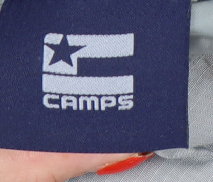 Camps Boys Grey Puffer Jacket Size 14Y Nautical Theme
