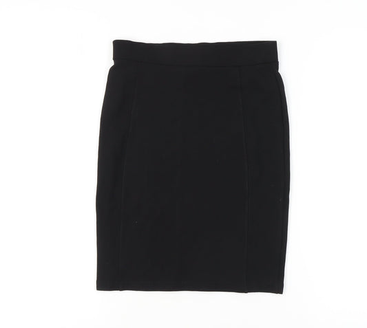 Marks and Spencer Women's Black Pencil Skirt Size 8