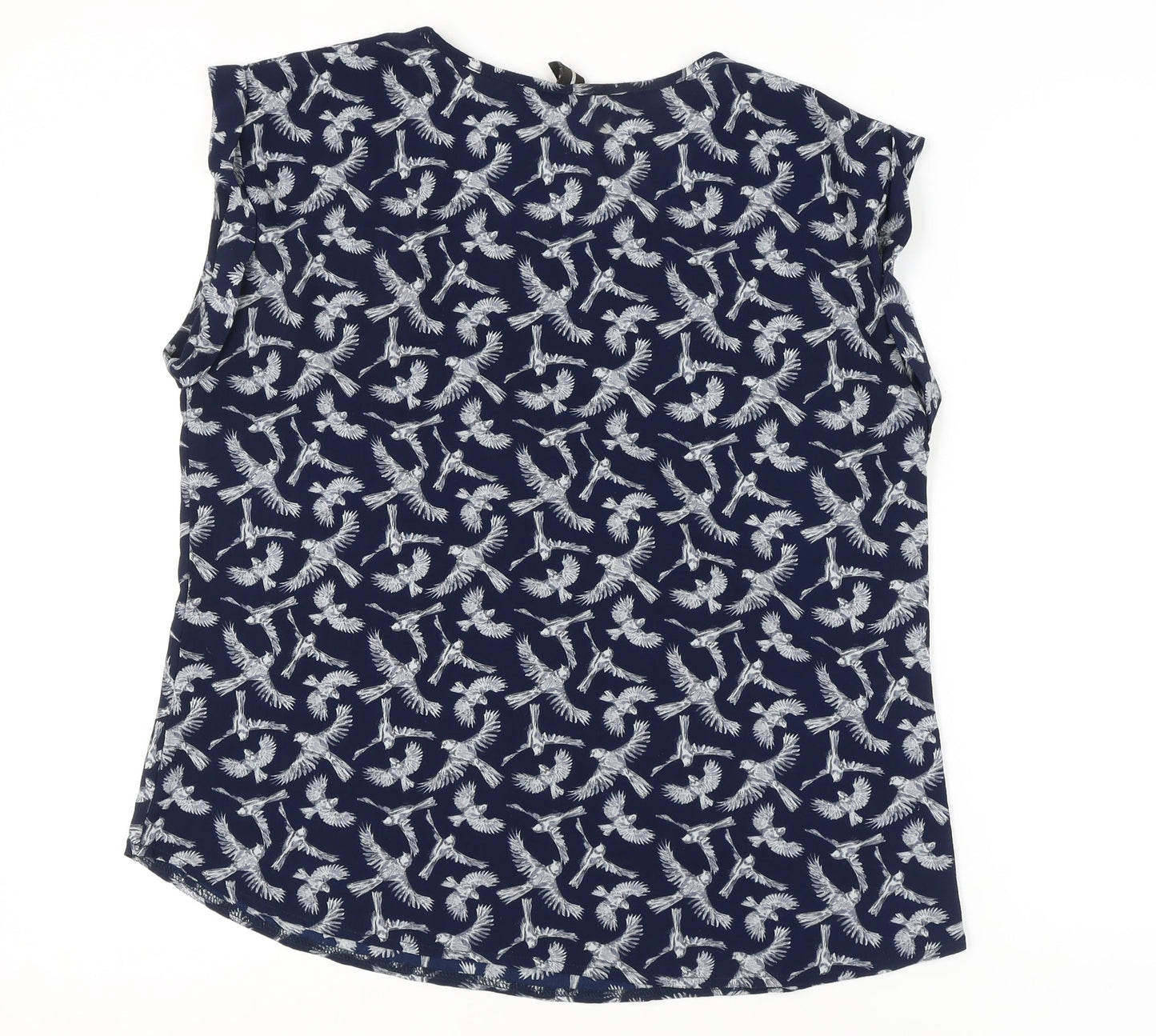 Womens UK Size 16 Izabel London Blue Basic Blouse