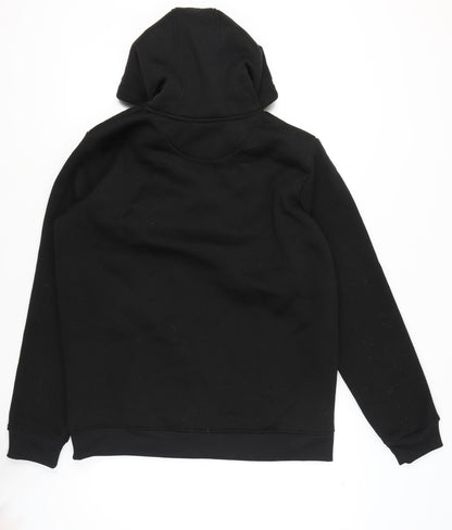 Mens UK Size XL Brave Soul Black Full Zip Hoodie