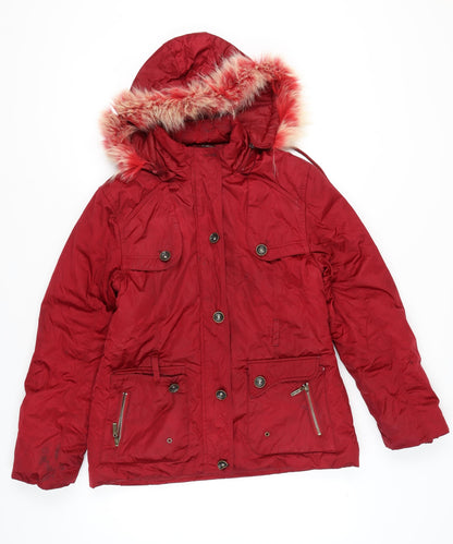 Tedi Style Red Parka Jacket, Women's 2XL, Winter Essential