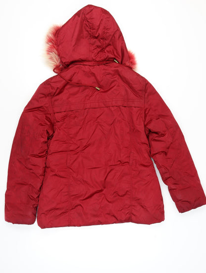 Tedi Style Red Parka Jacket, Women's 2XL, Winter Essential