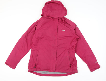 Womens UK Size L Trespass Pink Rain Coat