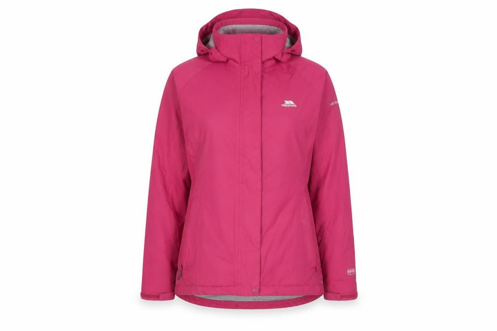 Womens UK Size L Trespass Pink Rain Coat