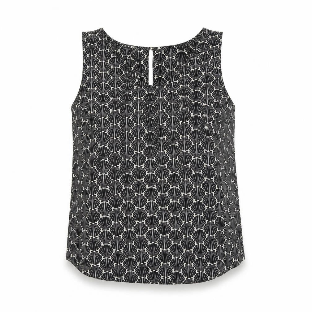 Womens UK Size 12 Oasis Black Basic Blouse