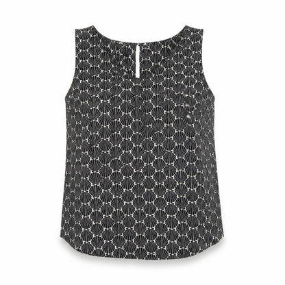 Womens UK Size 12 Oasis Black Basic Blouse