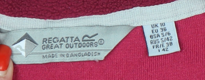 Regatta Women's Red Pullover Fleece Size 10