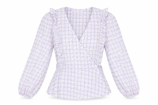 Womens UK Size 10 Oasis Multicoloured Wrap Blouse