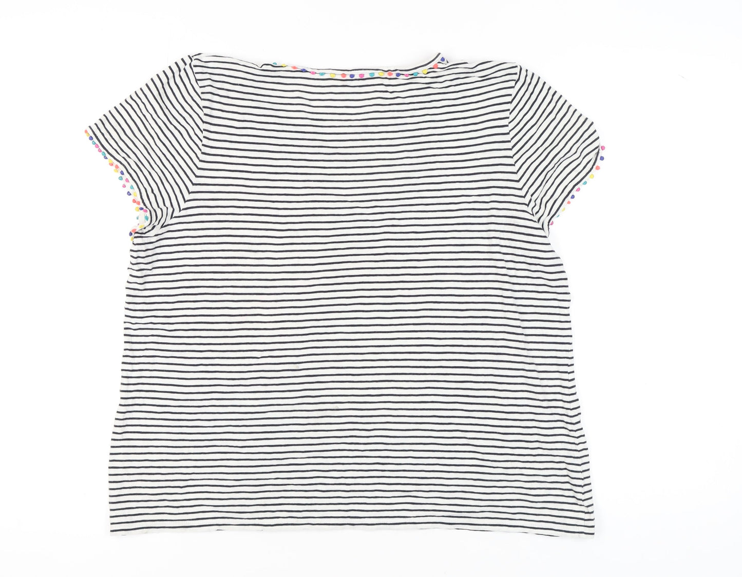 Womens UK Size XL Boden White Basic T-Shirt
