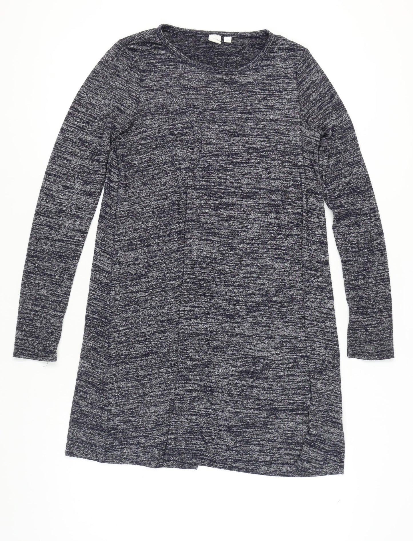 GAP Women's Grey Knit Long Sleeve Dress Size M