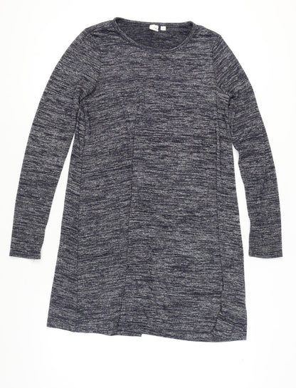 GAP Women's Grey Knit Long Sleeve Dress Size M