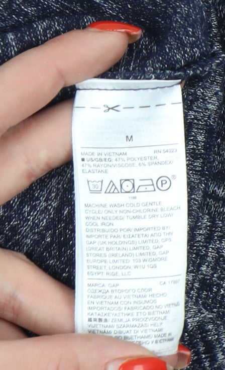 GAP Women's Grey Knit Long Sleeve Dress Size M