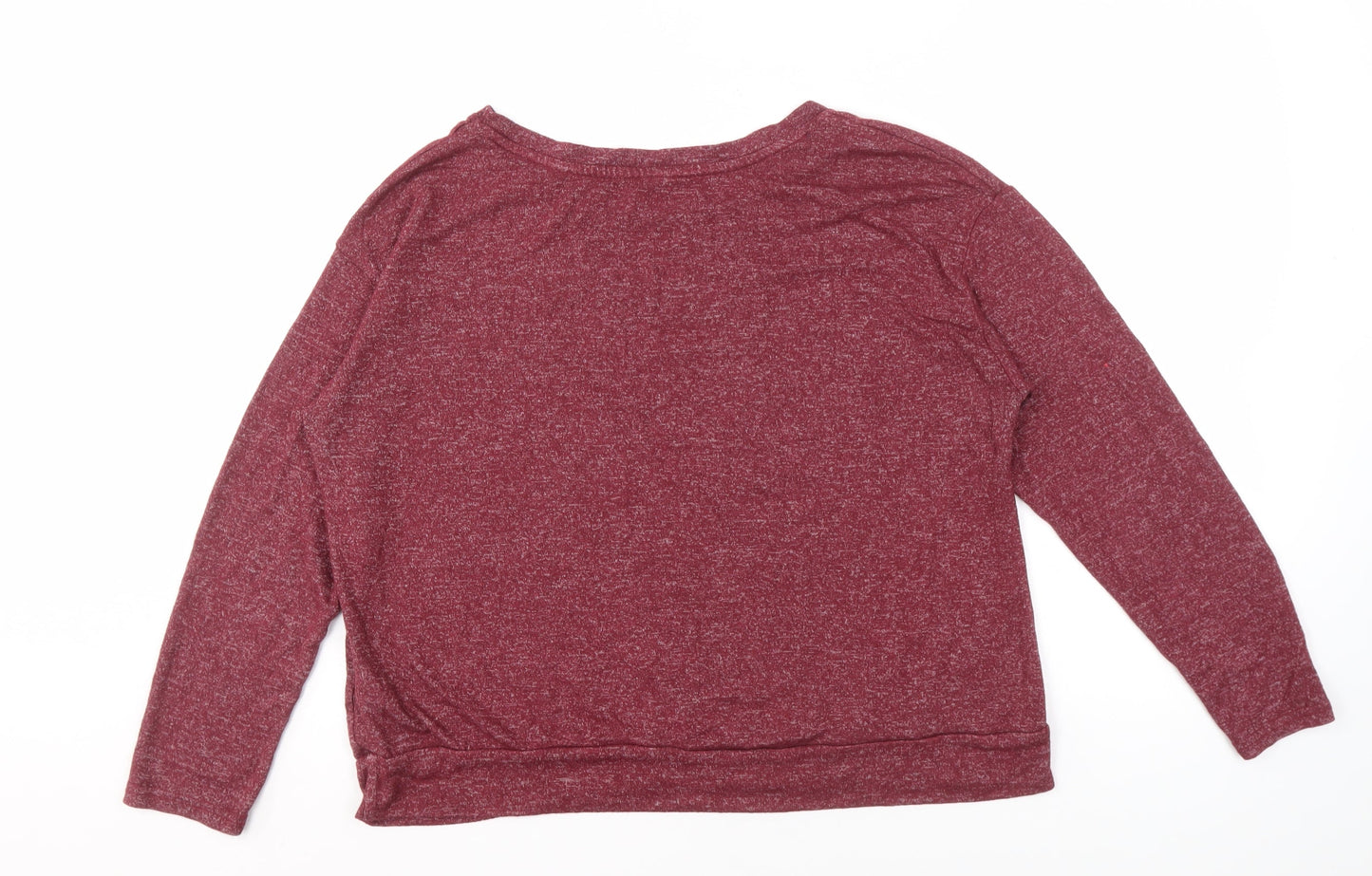 Harry Potter Women's Red Graphic Print T-Shirt L
