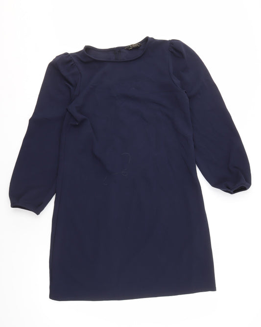 Lipsy Women’s Blue Dress, Size 12, Long Sleeve