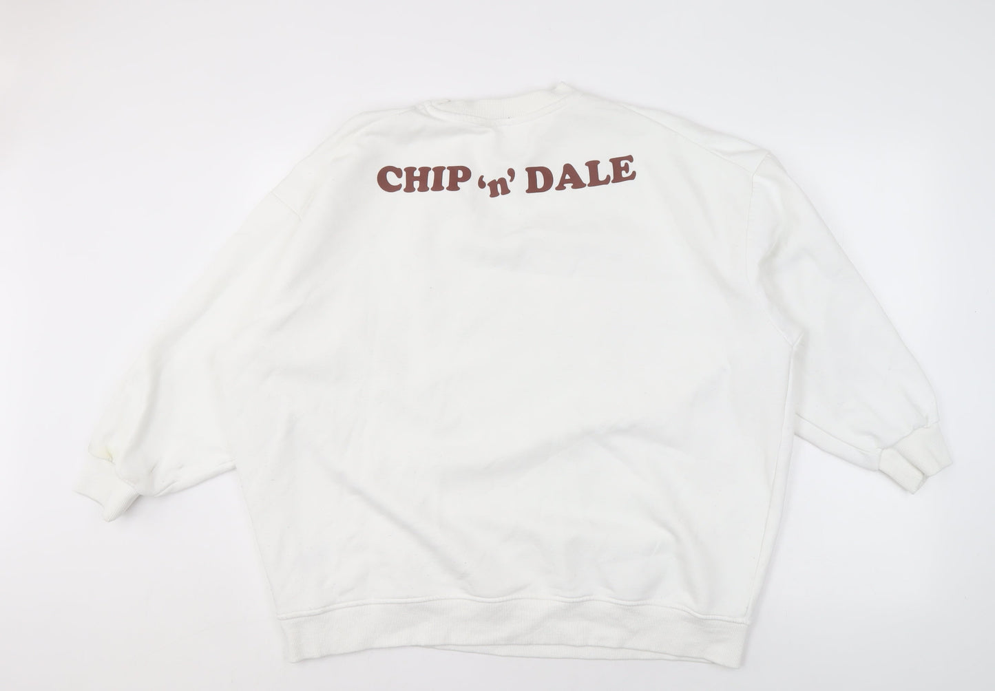 Womens UK Size 18 Disney White Pullover Sweatshirt