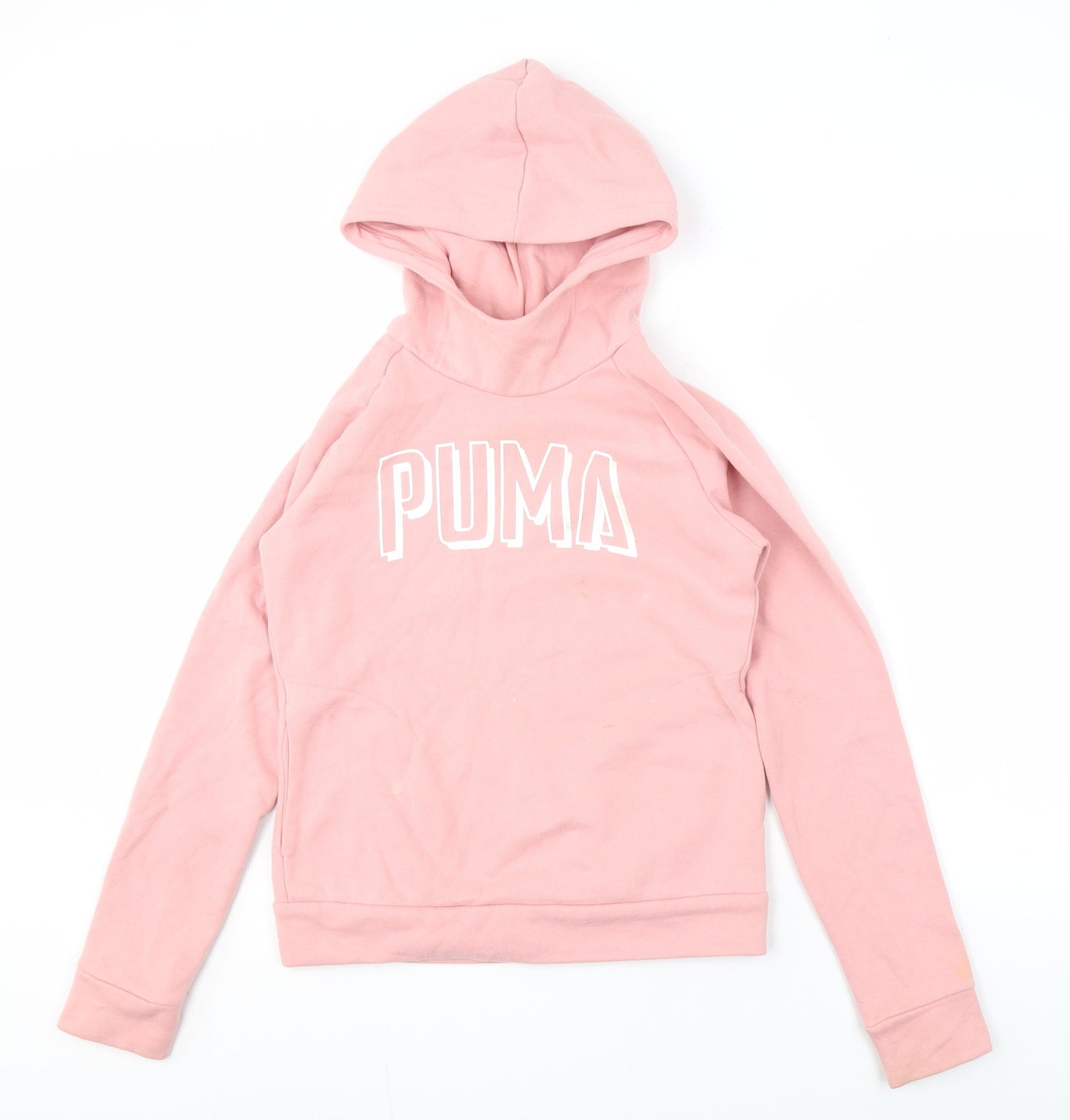 Puma Women's Pink XS Pullover Hoodie with Logo
