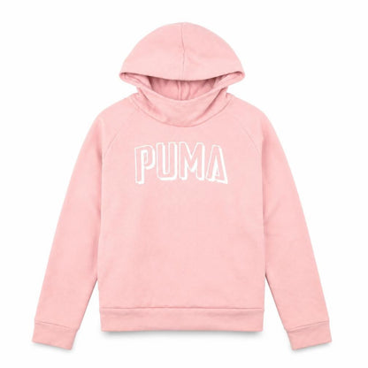 Womens UK Size XS PUMA Pink Pullover Hoodie