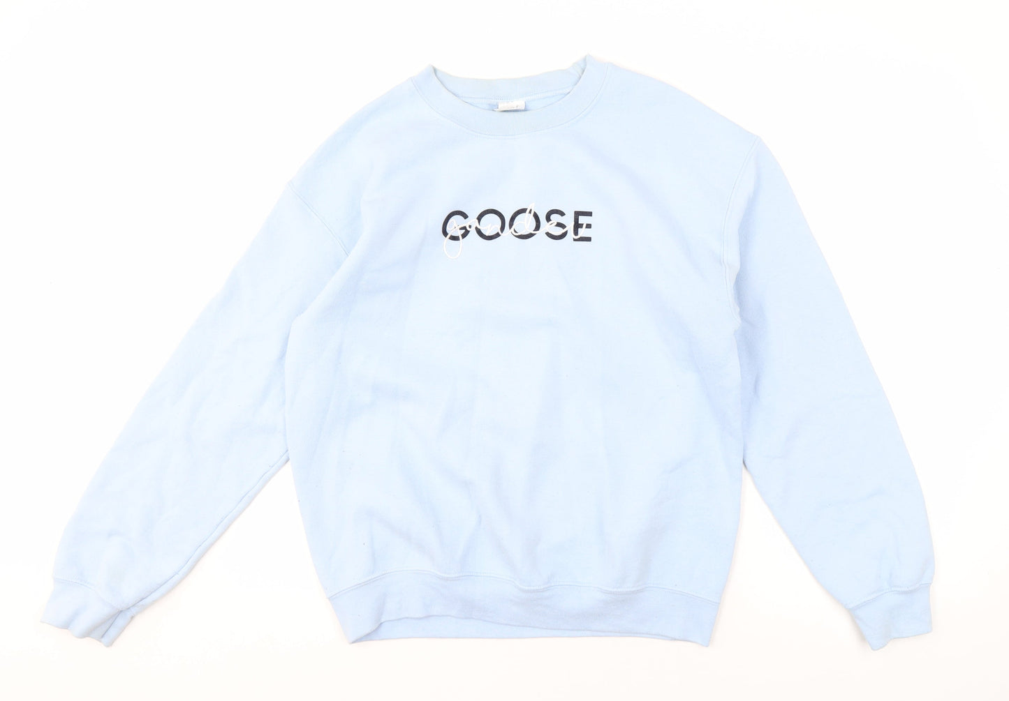 Goose Unisex Adults Blue Pullover Sweatshirt M