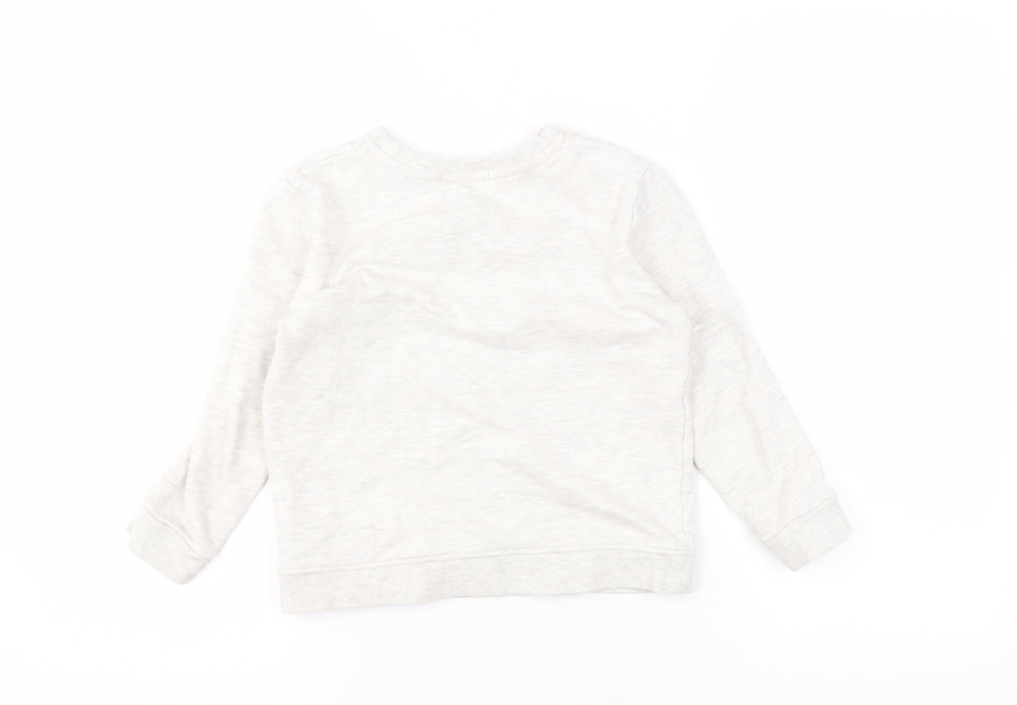 Barbour Girls White Bunny Graphic Sweatshirt S