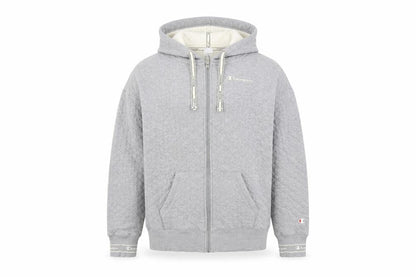 Mens UK Size S Champion Grey Full Zip Hoodie