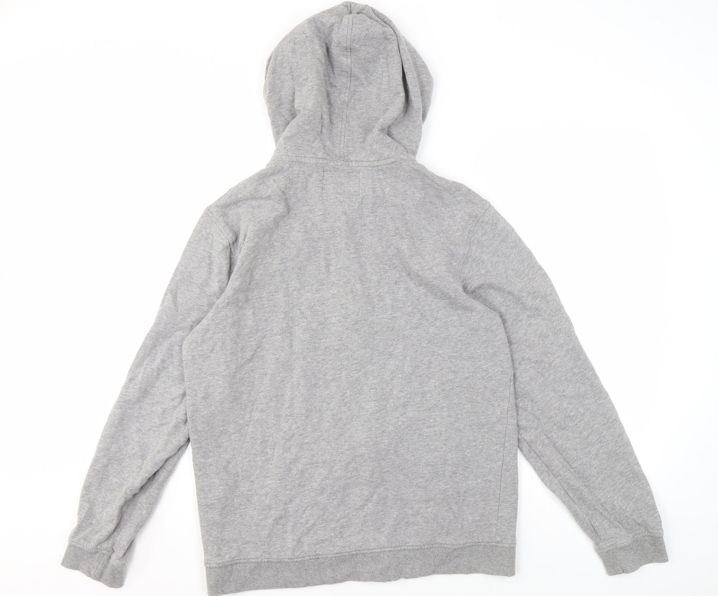 Mens UK Size L JACK & JONES Grey Full Zip Hoodie