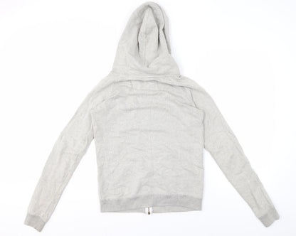 Womens UK Size 8 Jack Wills Grey Full Zip Hoodie