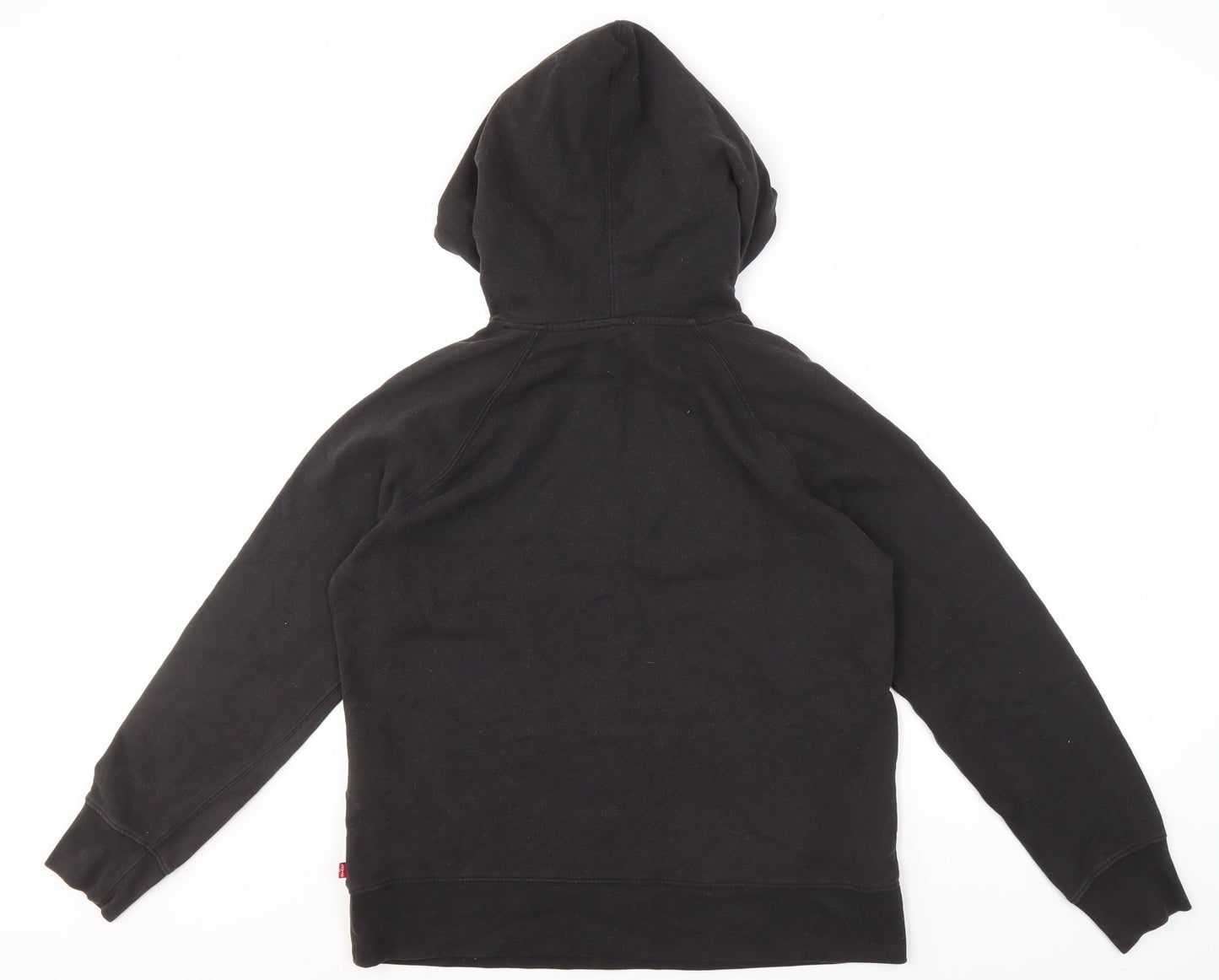 Mens UK Size M Levi's Black Pullover Hoodie