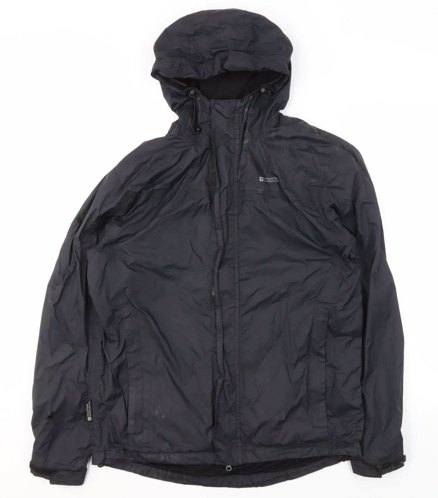 Mens UK Size S Mountain Warehouse Black Rain Coat