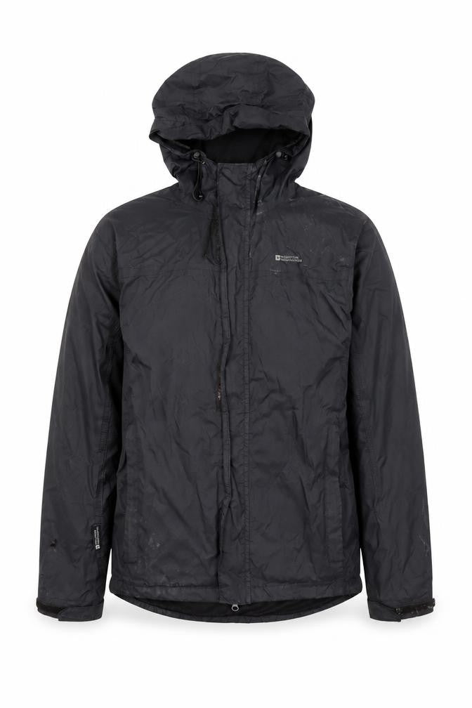 Mens UK Size S Mountain Warehouse Black Rain Coat