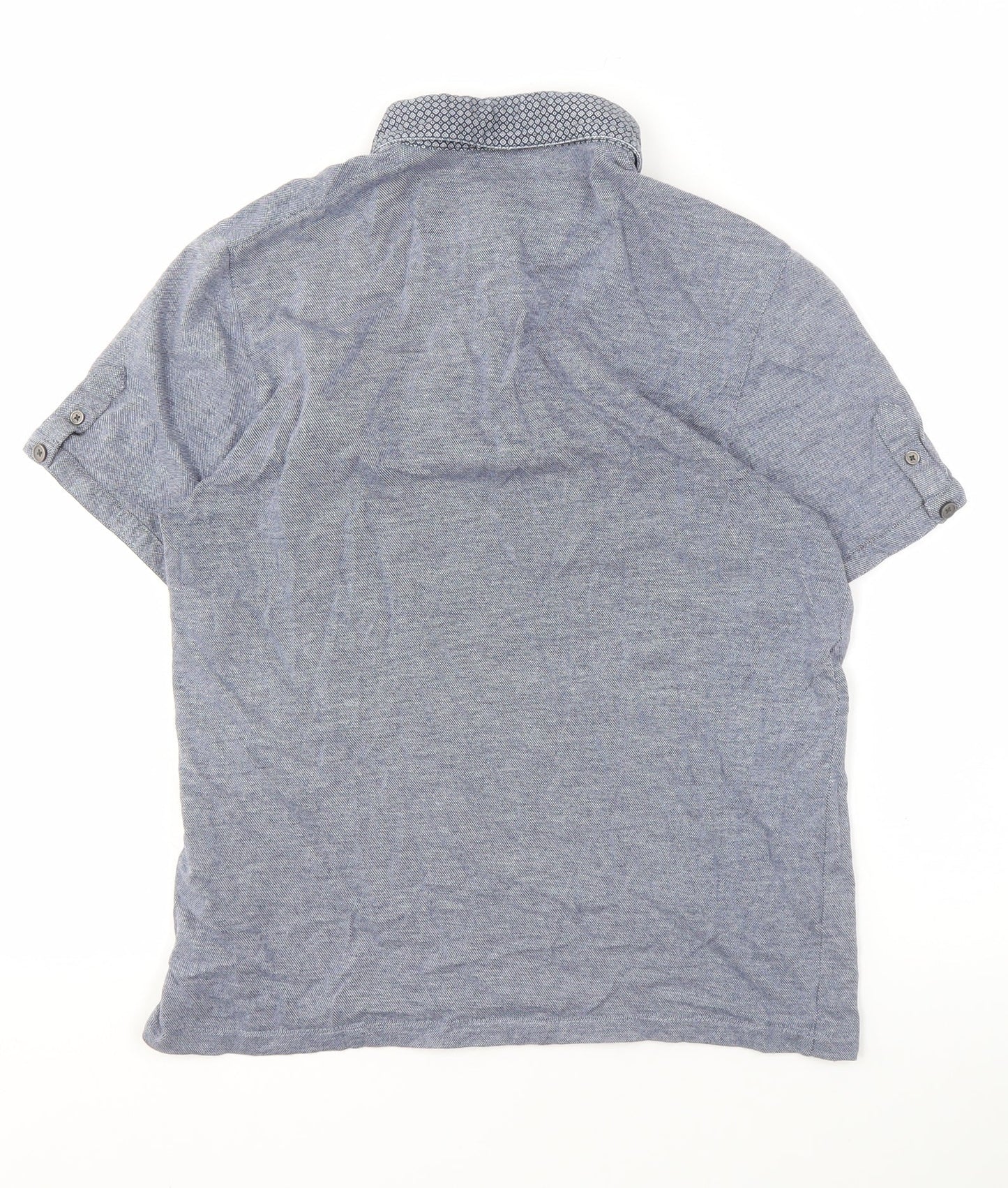 Ted Baker Men's Blue Polo Shirt Size 3