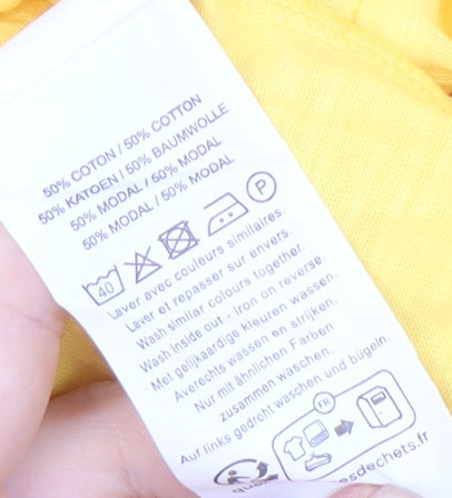 Damart Women's Yellow T-Shirt, Plus Size 26/28