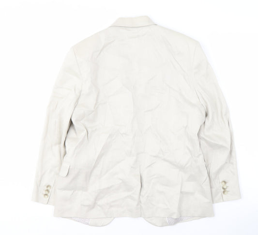 Jigsaw Women's Ivory Blazer, UK 14, Casual Business Wear