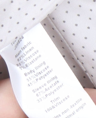 Jigsaw Women's Ivory Blazer, UK 14, Casual Business Wear