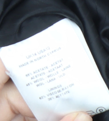 Jaeger Women's Black Blazer Size 14