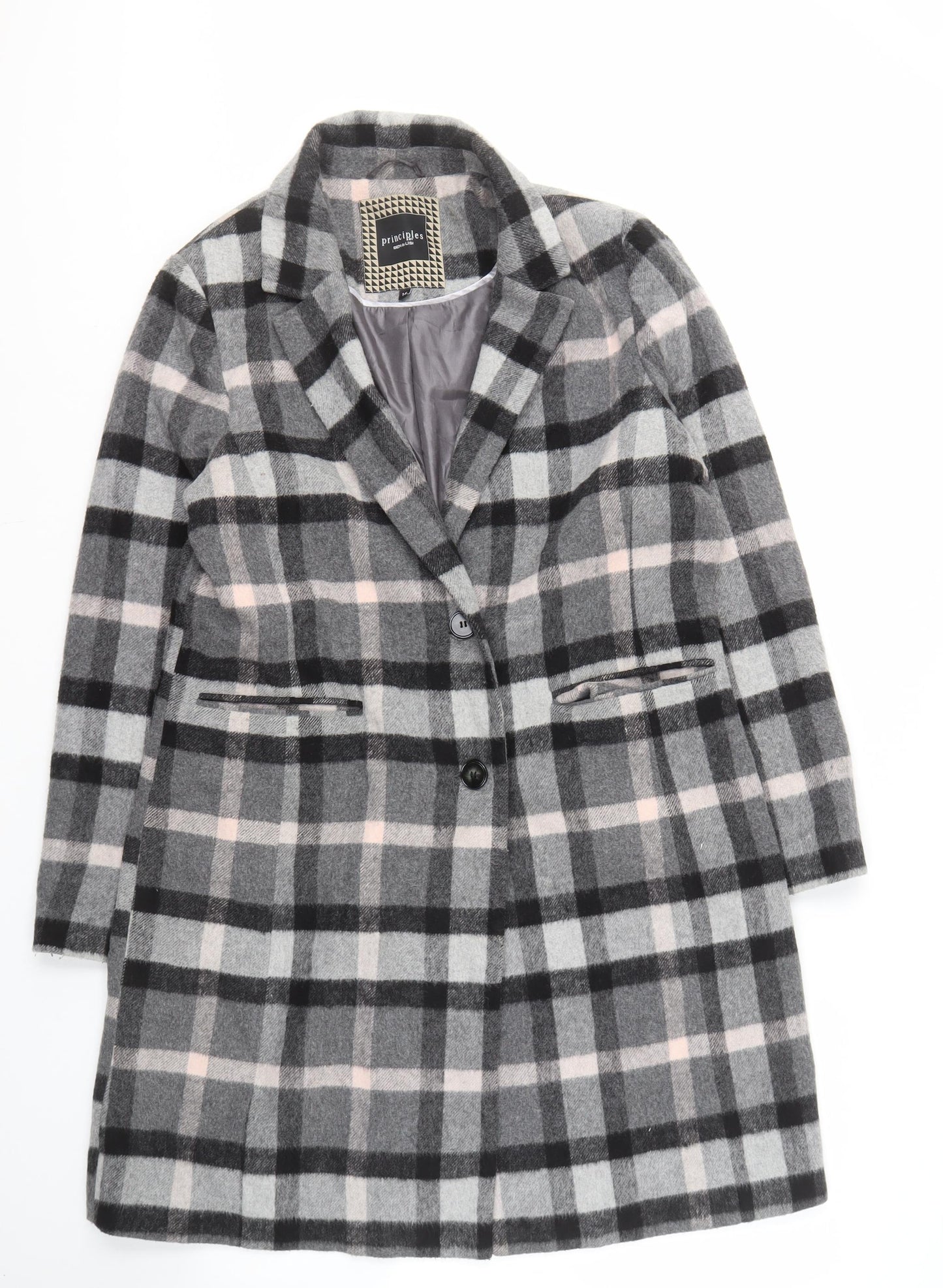 Womens UK Size 16 Principles by Ben de Lisi Multicoloured Trench Coat
