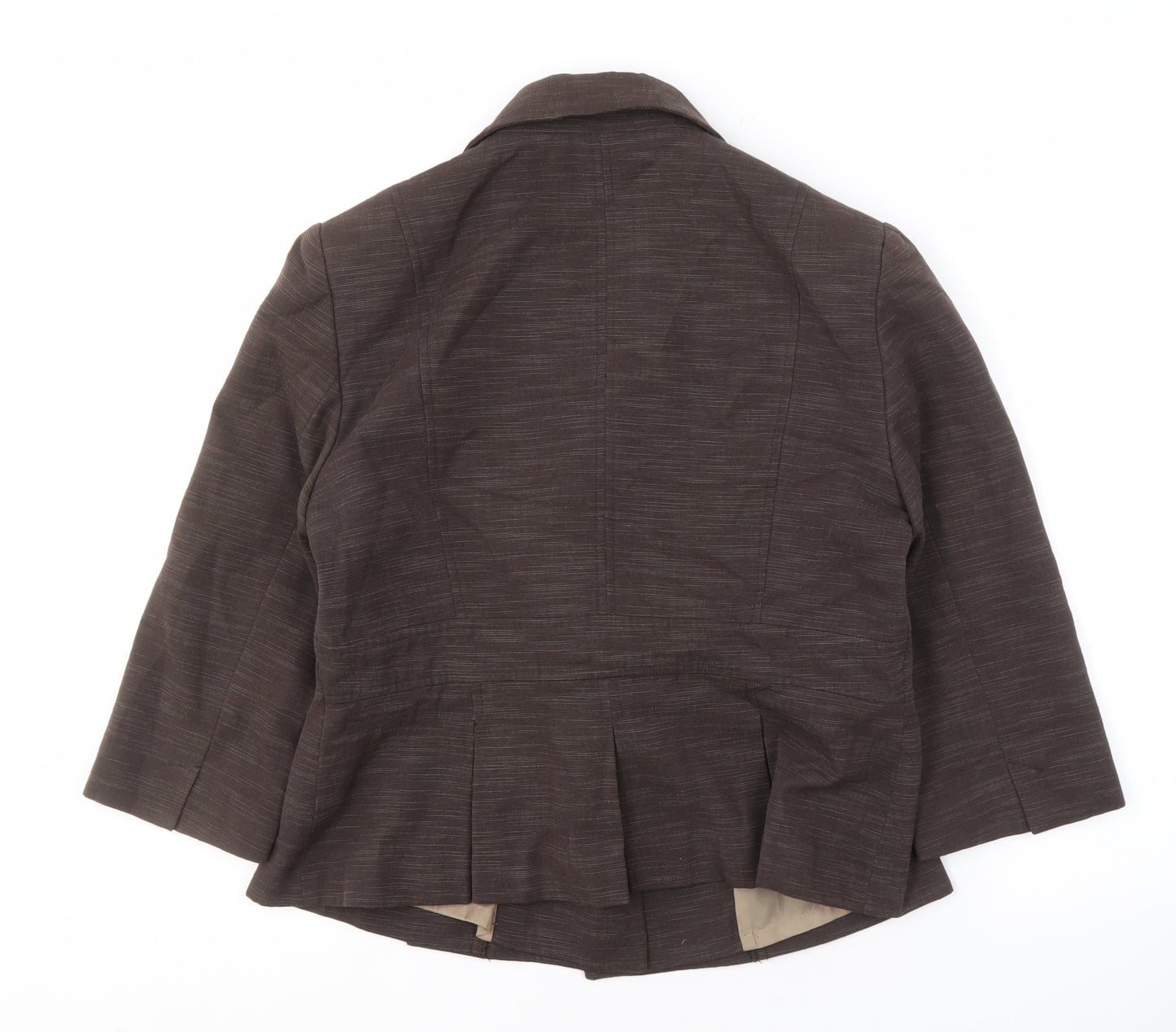 Principles Women's Brown Blazer - Size 14