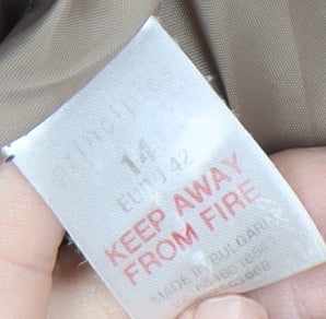 Principles Women's Brown Blazer - Size 14