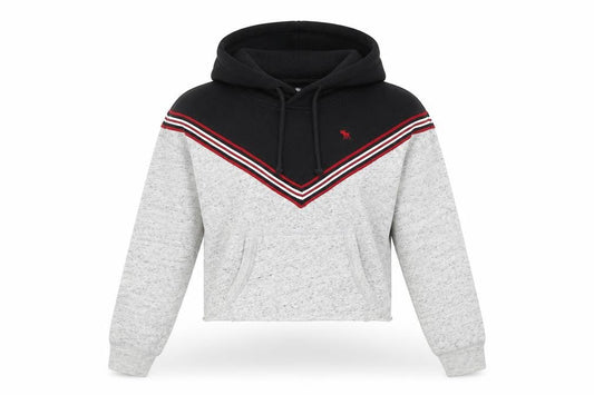 Womens UK Size 2XS Abercrombie & Fitch Multicoloured Pullover Hoodie