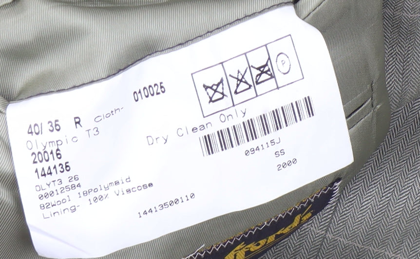 Mens UK Size 40 Magee Regular Grey Suit Jacket