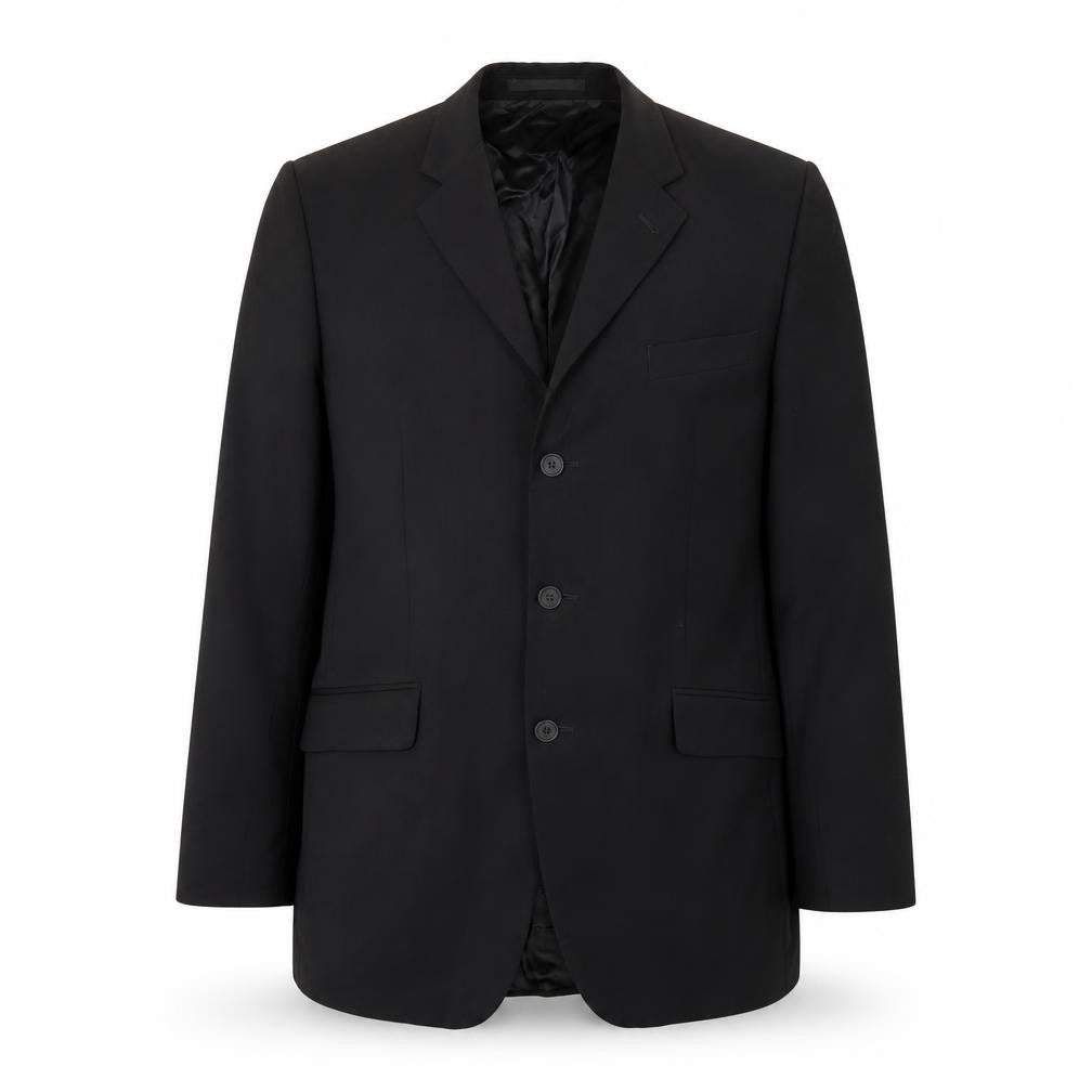 Mens UK Size 42 Jasper Conran Regular Black Suit Jacket