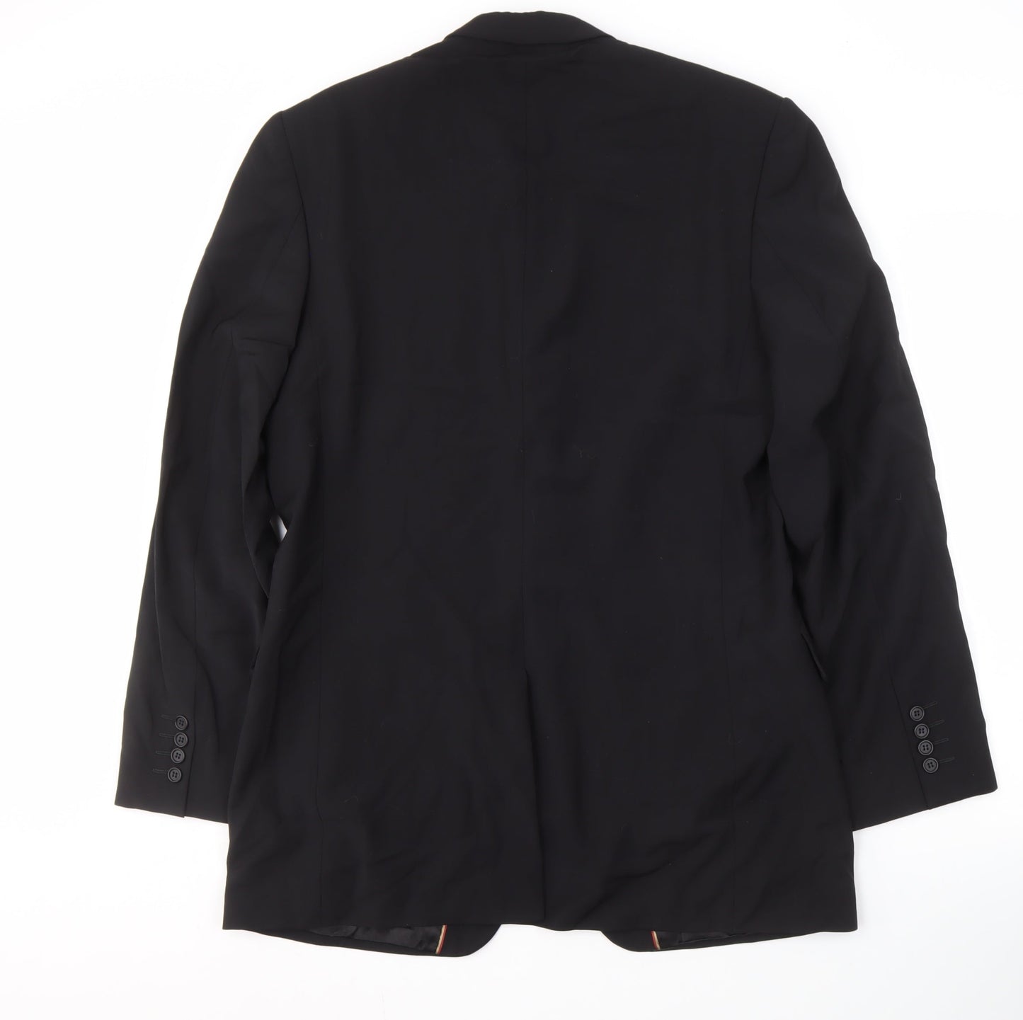 Mens UK Size 42 Jasper Conran Regular Black Suit Jacket