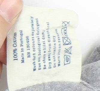 Jack Wills Women's Grey T-Shirt Size 8