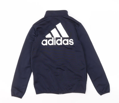 Adidas Boys Blue Track Jacket 9-10 Years
